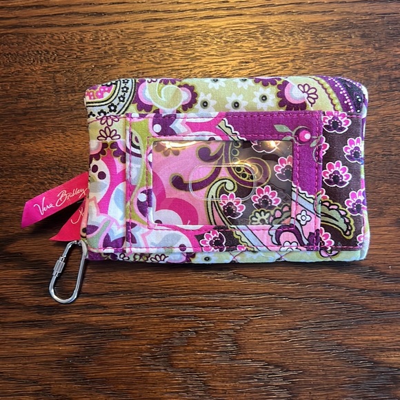 Vera Bradley folding wallet with change and ID holder - Picture 4 of 6
